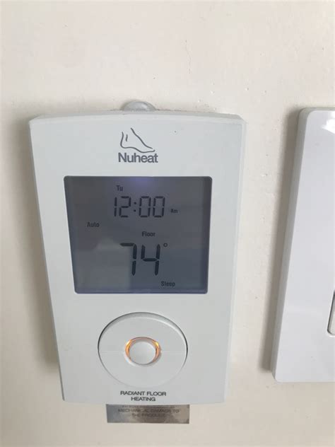 nuheat junction box|nuheat floor heating troubleshooting.